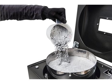 Sinterit Powder Sieve Pour into powder