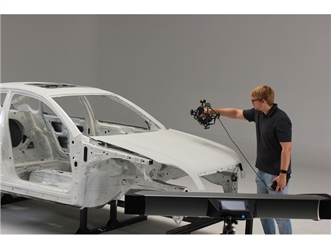 Shining 3D Freesacn Trak Scanner Using
