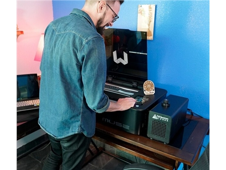 Muse 3D Auto-Focus Desktop Laser Cutter 40W using