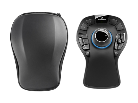 3Dconnexion SpaceMouse Pro Wireless back and front view
