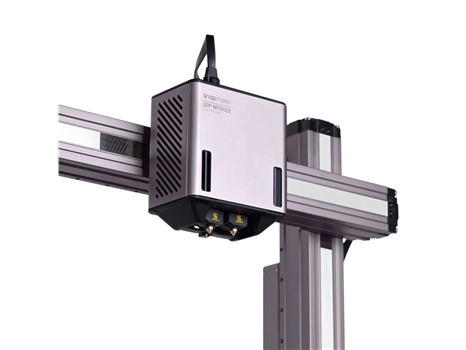 Snapmaker 2.0 Dual Extrusion 3D Printing Module on the frame