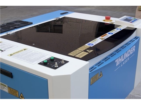 Thunder Bolt Pro 22 Laser Engraver close up of with out upper cover